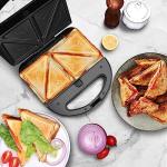 Aigostar 3-in-1 Panini Press & Waffle Maker
