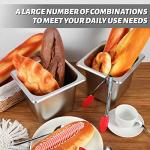 16-Pc Metal Hotel Steam Table Pan Set