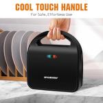 Aigostar 3-in-1 Panini Press & Waffle Maker