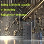 Heavy-Duty Power Strip with USB Ports and Outlets