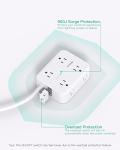 Surge Protector Power Strip with USB Ports