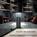 Heavy-Duty Power Strip with USB Ports and Outlets