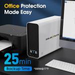 GOLDENMATE 1000VA Lithium UPS Battery Backup System