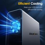 GOLDENMATE 1000VA Lithium UPS Battery Backup System
