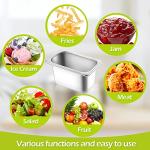 10 Pack 1/9 Size 4" Deep Stainless Steel Pans