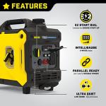 Champion 3500-Watt Portable Inverter Generator with CO Shield