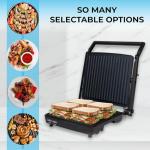 Panini Press Sandwich Maker with Non-Stick Plates