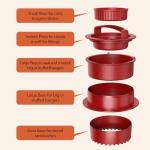 4-in-1 Burger Press and Patty Maker