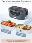 SOHIDA Electric Heated Lunch Box with Containers