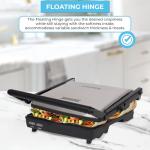 Panini Press Sandwich Maker with Non-Stick Plates