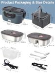 SOHIDA Electric Heated Lunch Box with Containers