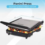 Panini Press Sandwich Maker with Non-Stick Plates