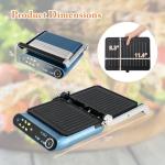 COSTWAY 1200W Panini Press with Touch Controls