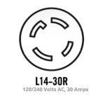 25-Foot 30-Amp Extension Cord for Food Trucks