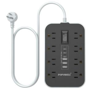 14-Gauge Heavy Duty Power Strip with USB Ports