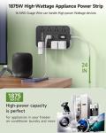 14-Gauge Heavy Duty Power Strip with USB Ports
