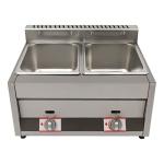 2-Pan Stainless Steel Food Warmer for Catering
