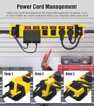 Heavy Duty 6-Outlet Power Strip with Switches