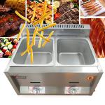 2-Pan Stainless Steel Food Warmer for Catering