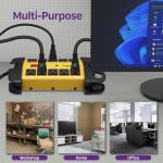 Fosmon 15FT Heavy Duty 10 Outlet Power Strip