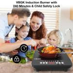 Portable 1800W Induction Cooktop with Touch Control