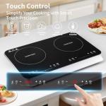 Cooktron 1800W Dual Induction Cooktop Burner