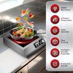 Zomagas 1800W Induction Cooktop with LCD Display