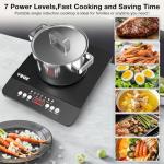 Portable 1800W Induction Cooktop with Touch Control