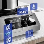 Zomagas 1800W Induction Cooktop with LCD Display