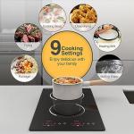 Double Induction Cooktop with Independent Controls