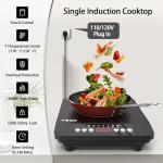 Portable 1800W Induction Cooktop with Touch Control