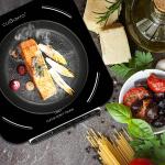 1800W Portable Induction Cooktop with Timer Settings