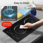 Double Induction Cooktop with Independent Controls