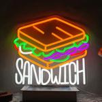 Runalosa Dimmable Neon Sandwich Light Sign