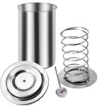 Stainless Steel Meat Press with Thermometer for Sandwiches