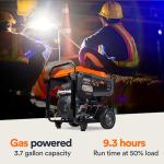 Generac 22,500W Portable Gas Generator with Electric Start