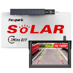 Wireless Solar Backup Camera for Trucks and Vans