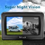 Magnetic Wireless Backup Camera with 4.3'' Monitor