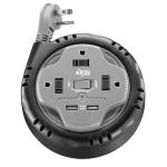 KMC 3-Outlet Surge Protector with USB Ports