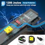 ZESEN 12 Outlet Heavy Duty Power Strip
