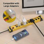 10-Outlet Surge Protector Power Strip with Switches