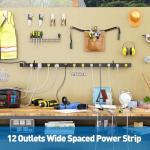 ZESEN 12 Outlet Heavy Duty Power Strip