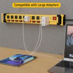 10-Outlet Surge Protector Power Strip with Switches