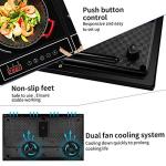 1800W Double Induction Cooktop with Digital Control