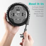 KMC 3-Outlet Surge Protector with USB Ports