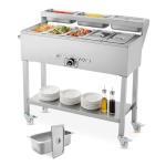 VEVOR Propane Steam Table with 5 Food Pans