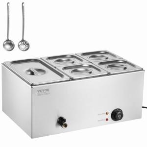 VEVOR 5-Pan Commercial Electric Food Warmer