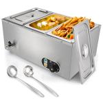 1500W Electric 3-Pan Stainless Steel Food Warmer