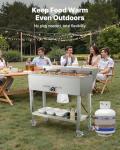 VEVOR Propane Steam Table with 5 Food Pans
