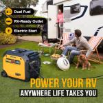 Gidrox 6000W Dual Fuel Inverter Generator